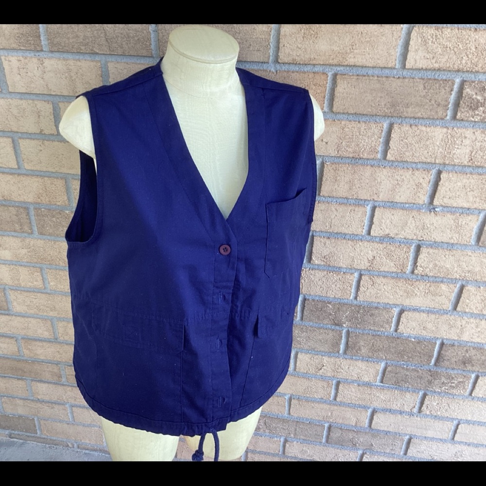 Navy blue woman vest Sz. M